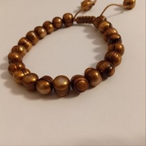 NWOT Super cute adjustable tiger's eye bracelet!